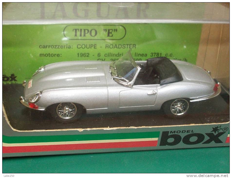 BOX - 8460 - JAGUAR E SPYDER Scala 1/43 - Box