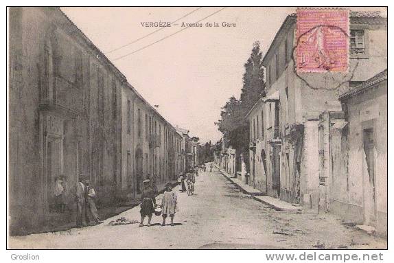 VERGEZE AVENUE DE LA GARE (ENFANTS CYCLISTE ET ANIMATION) - Vergèze