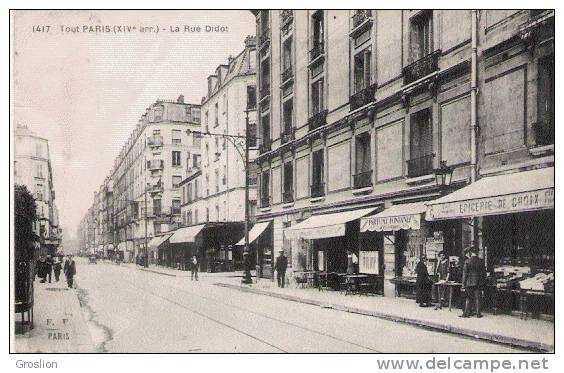 TOUT PARIS  (XIV E ARR) 1417 LA RUE DIDOT  (MAGASINS)  1931 - Arrondissement: 14