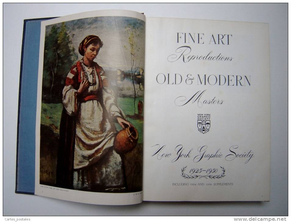 Fine Art Reproductions Old And Modern Masters   NEW YORK Graphic Society 1925 - 1950 - Beaux-Arts