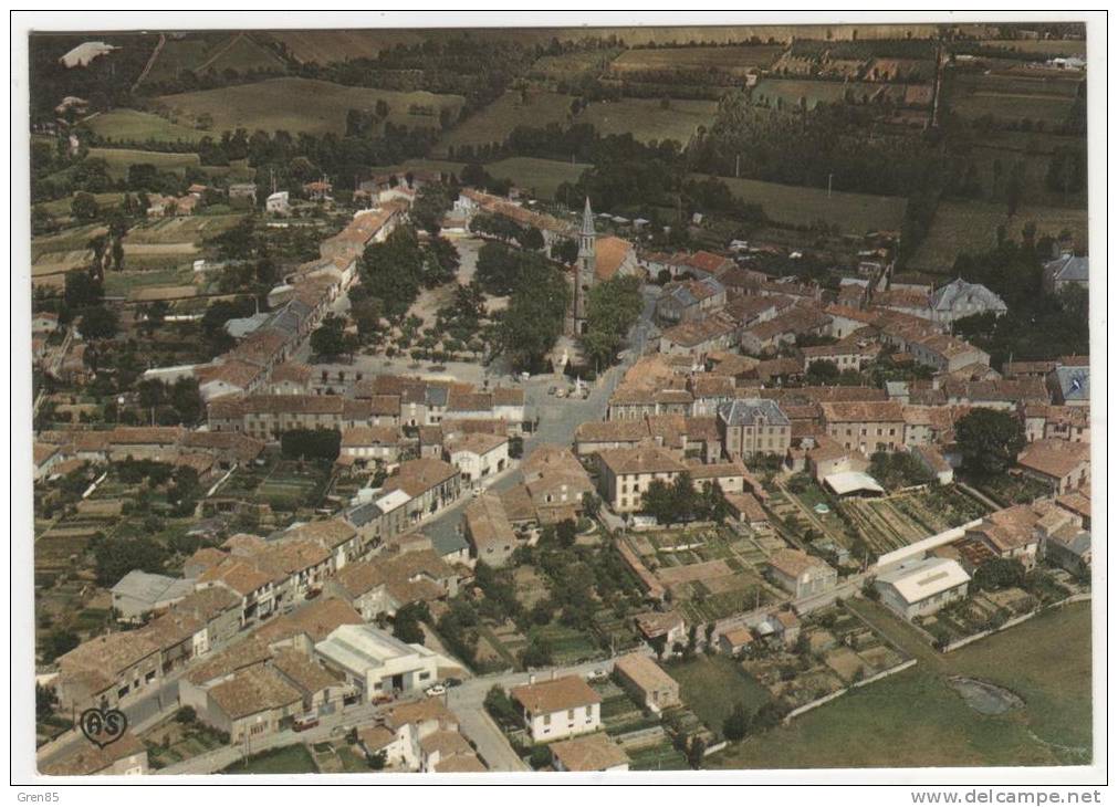 CP MONTREDON LABESSONNIE, VUE AERIENNE, TARN 81 - Montredon Labessonie