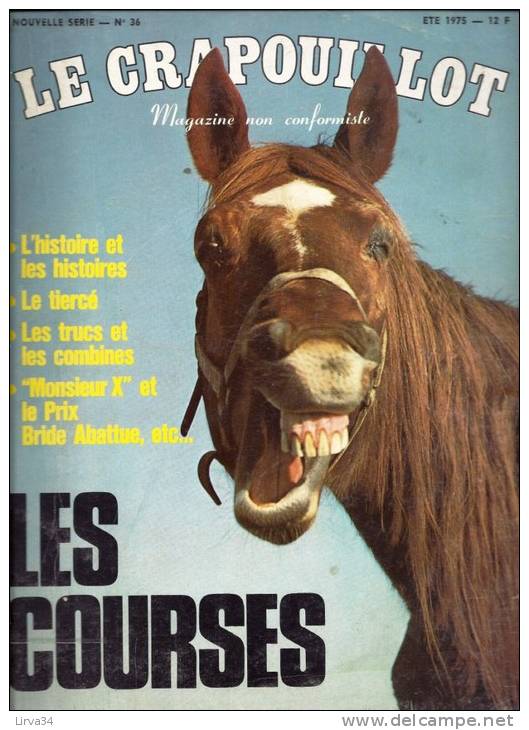 LE CRAPOUILLOT- MAGAZINE NON CONFORMISTE- N° 36- 1975 -  96 PAGES- LES COURSES- - Autres & Non Classés