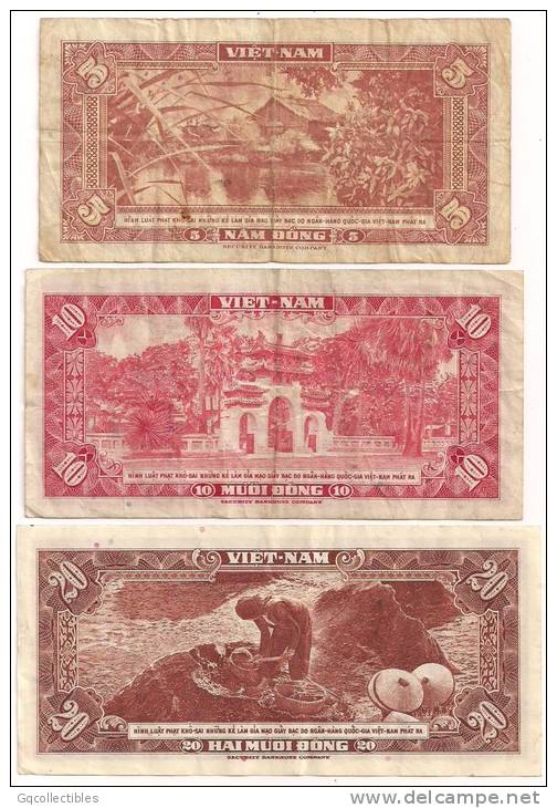 South Viet Nam - 3 Notes - P5-p6-p12 - 1955-1962 - Vietnam