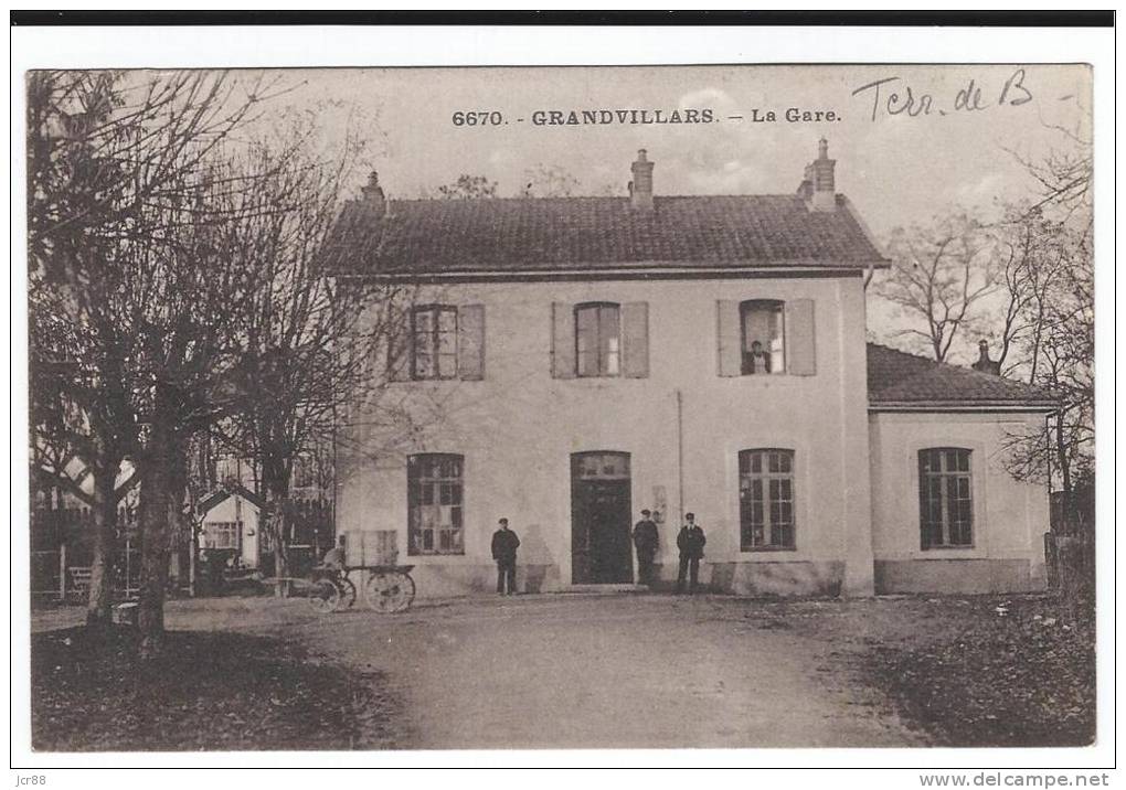 Grandvillards - La Gare - 90 - Territoire De Belfort - Grandvillars