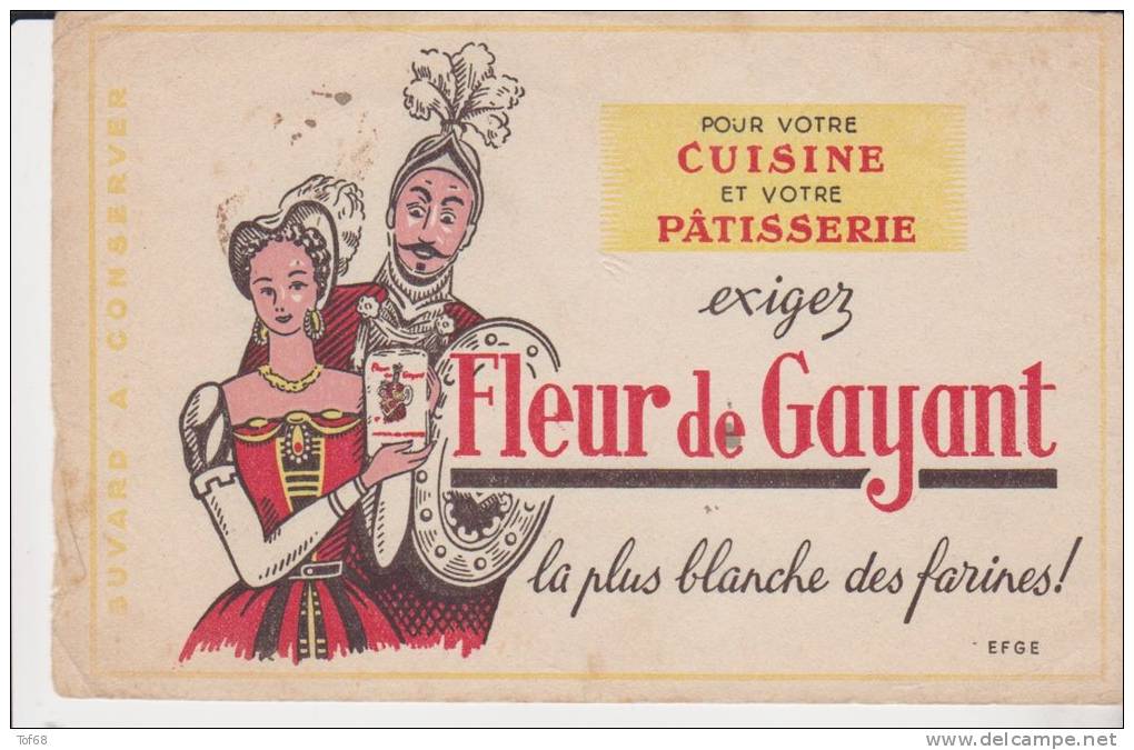 Buvard Farines Fleur De Gayant - F