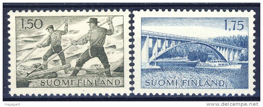 #C1619. Finland 1963. Michel 582-83. MNH(**) - Unused Stamps