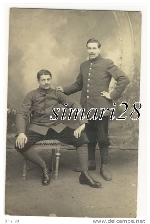 CARTE PHOTO MILITAIRE - PRISONNIER DE GUERRE 1914 1918 - CAMP DE HAMMELBURG EN ALLEMAGNE - Guerre 1914-18