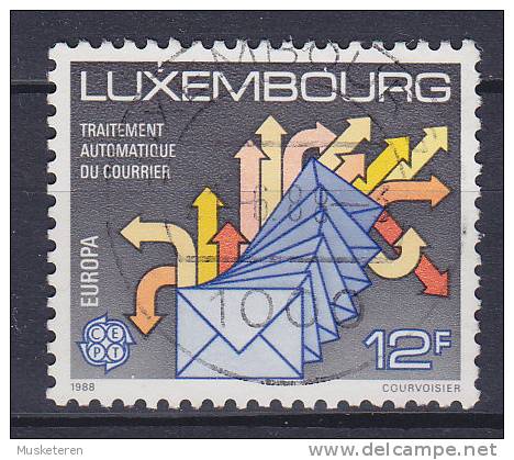 Luxembourg 1988 Mi. 1199     12 Fr Europa CEPT Transport- Und Kommunikationsmittel - Usados