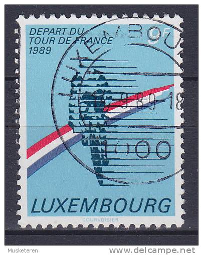 Luxembourg 1989 Mi. 1224     9 Fr Start Der Tour De France Radrennfahrer Flaggenband Cycling - Used Stamps