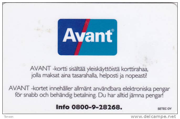 Finland, AVA-17b, Public Card (Info 0800-9-28268),  2 Scans.  Chip : S2 - Finlandia