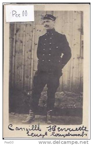 LEUZE-LONCHAMP : CAMILLE HENRIETTE EN UNIFORME ( PHOTOCARTE) - Leuze-en-Hainaut