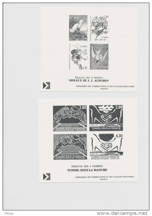 DIVERSES EPREUVES IMPRIMERIE DES TIMBRES POSTES - Artist Proofs