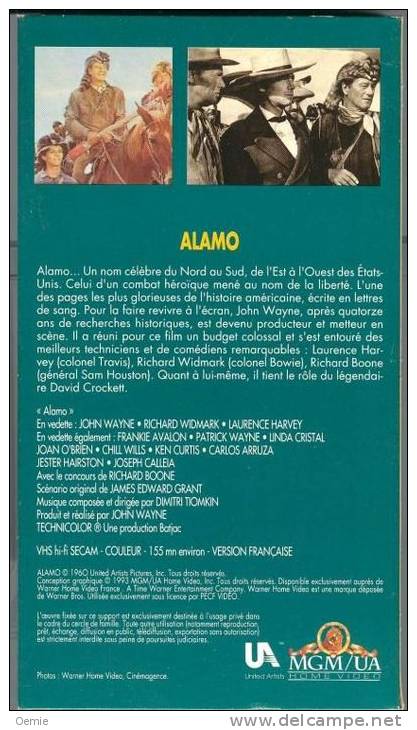 Alamo °°° John Wayne  Edition Atlas Boitier Carton - Classiques