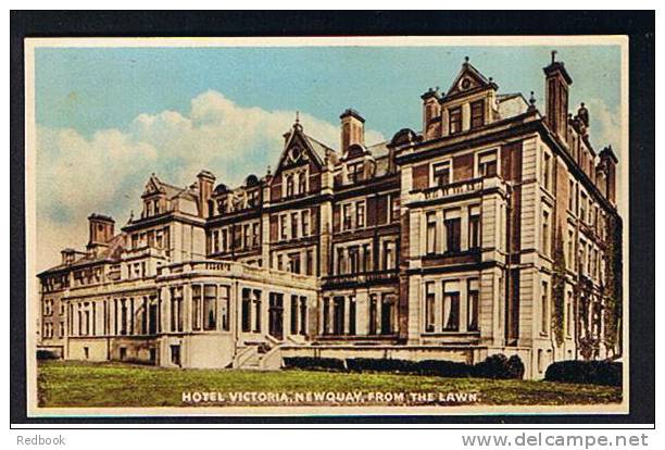 RB 897 - Postcard - Hotel Victoria From The Lawns - Newquay Cornwall - Newquay
