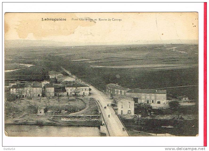 LABRUGUIERE ( Tarn )  Pont Guillemet Et Route De Castres - Labruguière