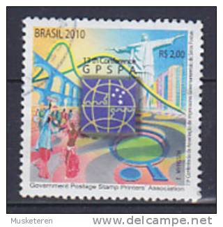 ## Brazil 2010 BRAND NEW Rs 2.00 13th Conference GPSPA - Gebruikt