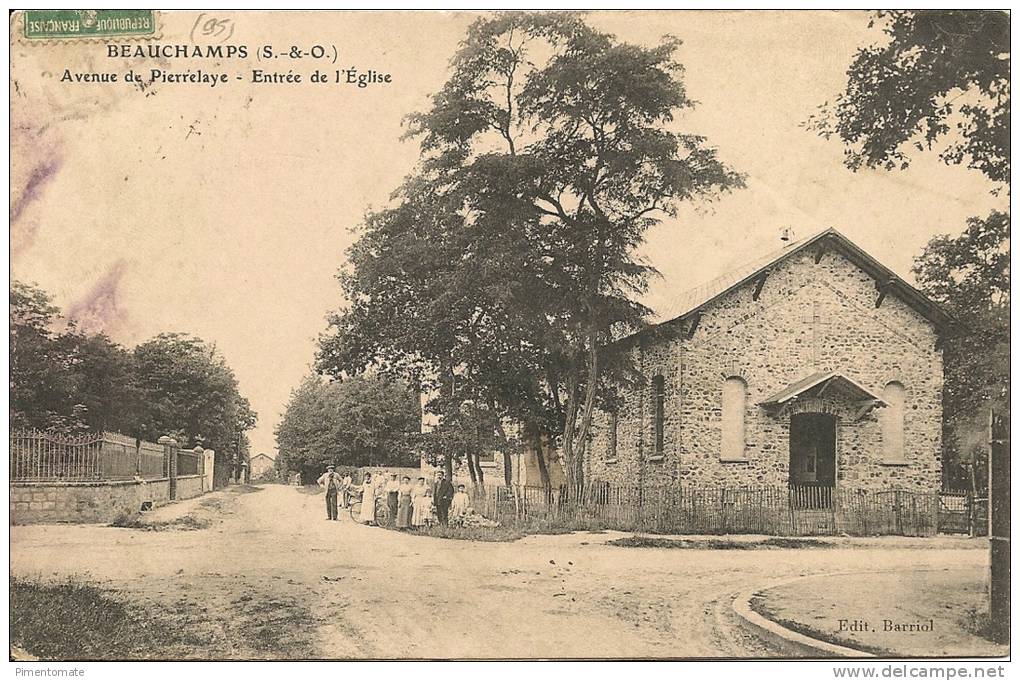 BEAUCHAMP AVENUE DE PIERRELAYE ENTREE DE L'EGLISE - Beauchamp