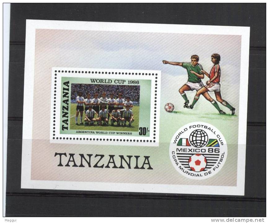 TANZANIE  BF 50  * *  Cup  1986  Football  Fussball   Soccer - 1986 – Messico