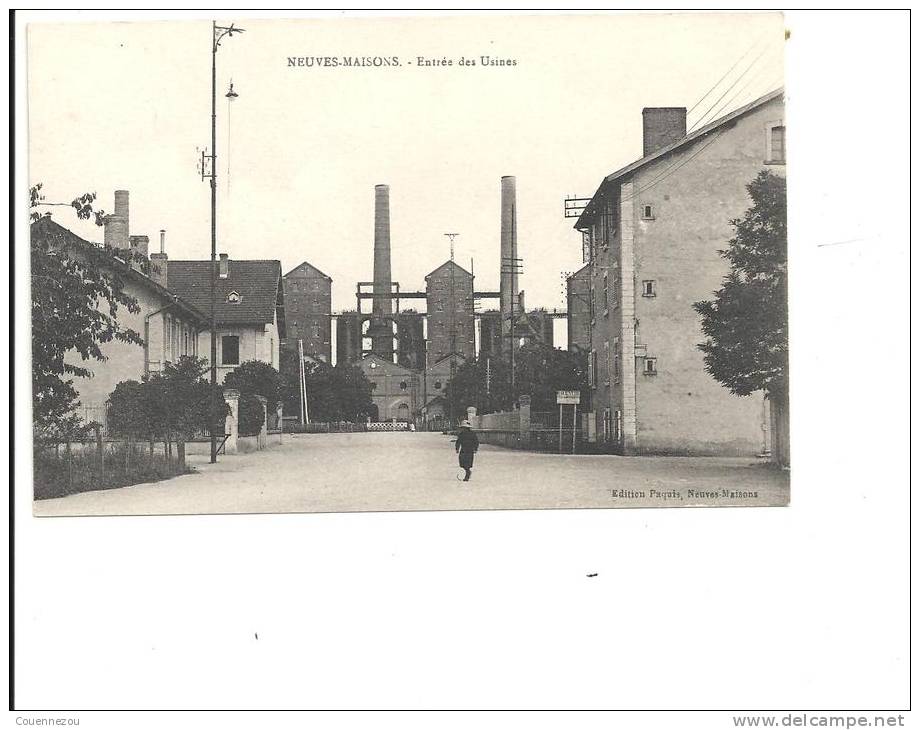 D 1035 NEUVES-MAISONS  ENTREE  DES USINES - Neuves Maisons