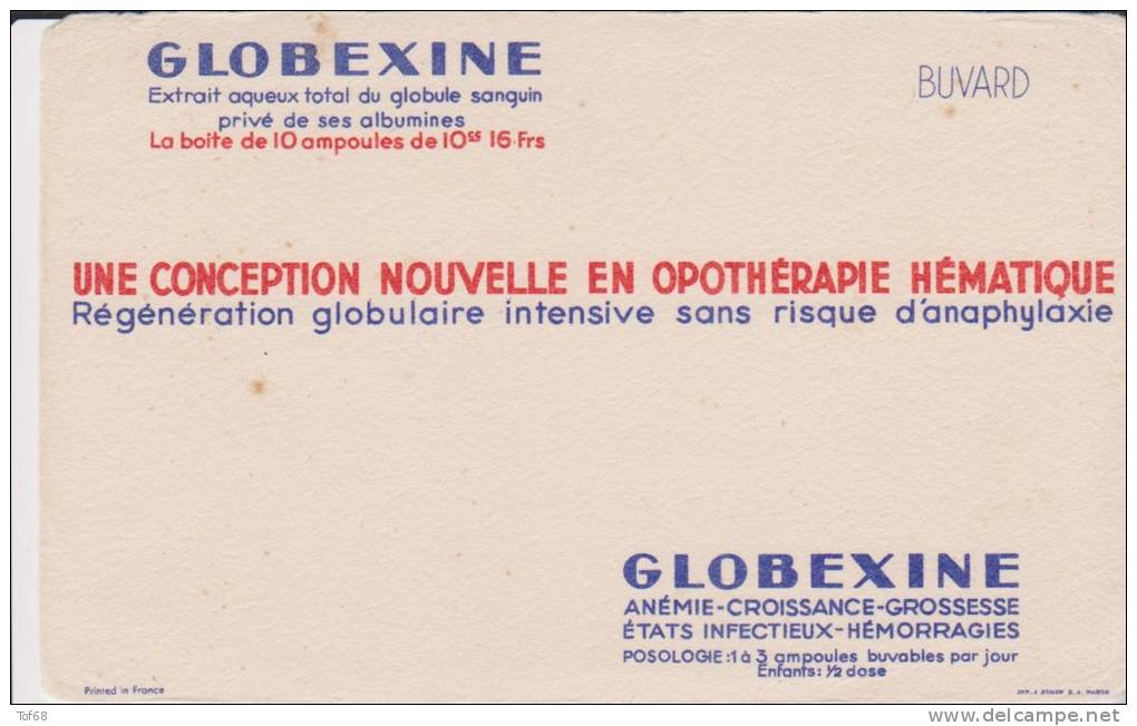 Buvard Globexine - Electricidad & Gas