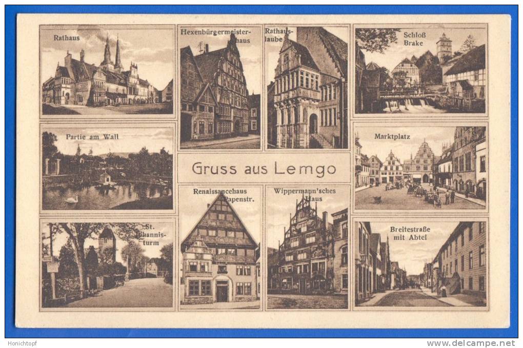 Deutschland; Lemgo; Gruss Aus AK; Mehrbildpostkarte - Lemgo