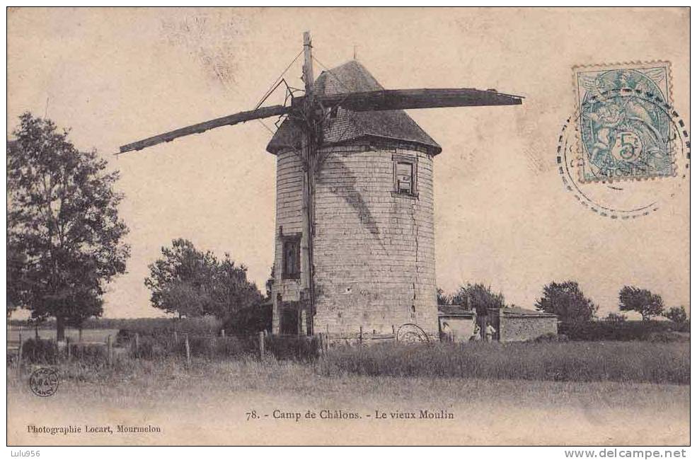 CPA * * CAMP DE CHALONS * * Le Vieux Moulin - Camp De Châlons - Mourmelon