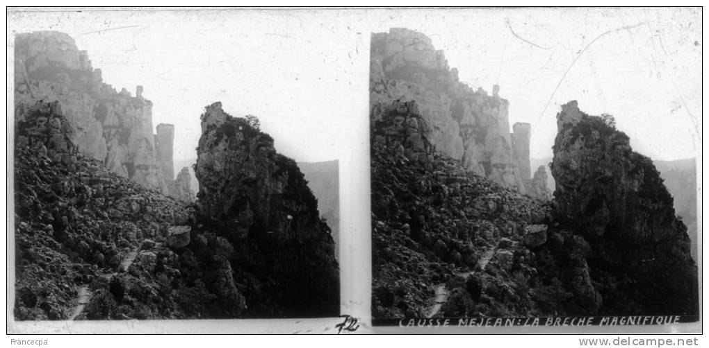 PP - 0072 - LOZERE 48 - CAUSSE MEJEAN - La Brèche Magnifique - Glass Slides