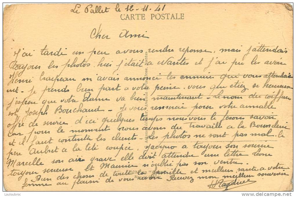 44 LE PALLET LA GARE ET LA ROUTE DE CLISSON - Autres & Non Classés