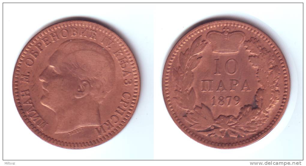 Serbia 10 Para 1879 - Servië