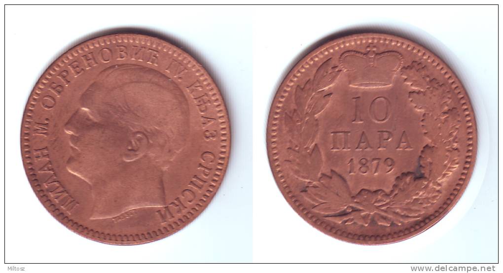 Serbia 10 Para 1879 - Serbien