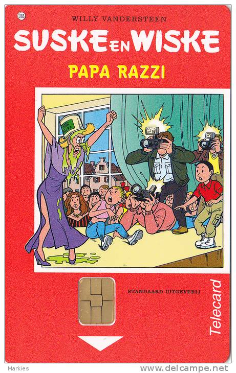 Carte Privee à Puce Bob Et Bobette Papa Razi (mint,Neuve) Tirage 500ex  Rare ! - With Chip