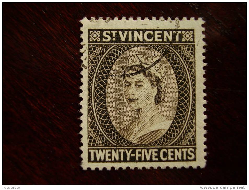 ST. VINCENT  1955 -1979  SEVEN STAMPS From 3 Issues USED & MNH. - St.Vincent (1979-...)