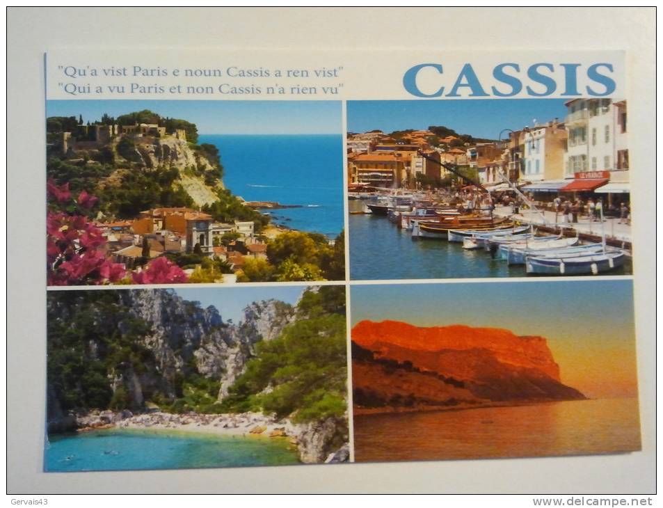 CASSIS  Lot de 24 cartes postales couleurs de Cassis