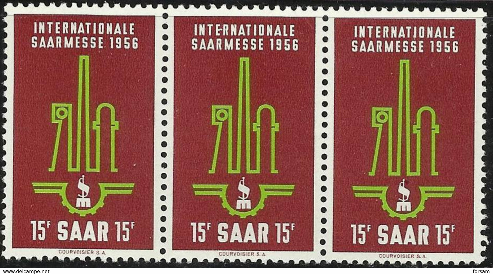 SAAR..1956..Michel # 368...MNH. - Neufs