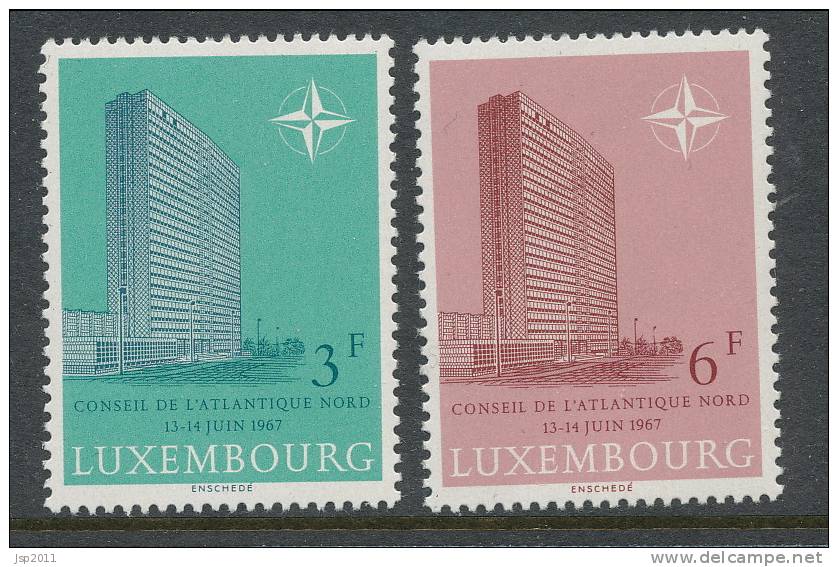 1967 Europa CEPT, NATO Issues, Luxemburg, Mi 751-752, MNH** - 1967
