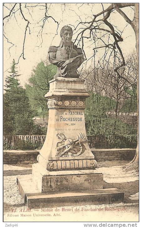 22 - ALBI - STATUE DE HENRI DE L'ASCHAL DE ROCHEGUDE - Albi