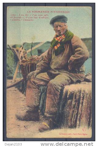 France Fisherman Postcard 20th Century USED - Autres & Non Classés