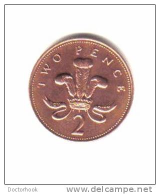 GREAT BRITAIN     2  PENCE   2000 (KM# 987) - 2 Pence & 2 New Pence