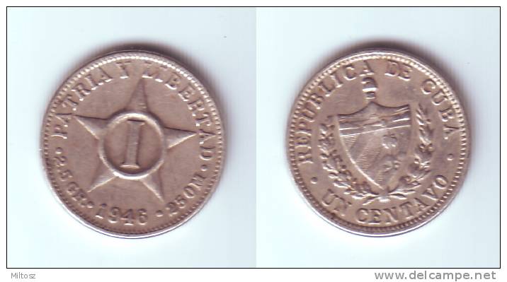 Cuba 1 Centavo 1946 - Cuba