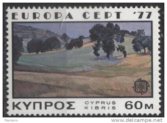 PIA - CIPRO GR. - 1977 : Europa   (Un  459-61) - 1977