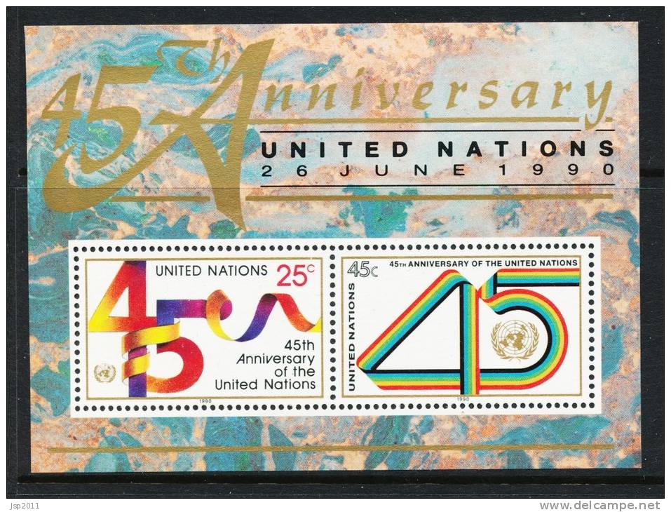 UN New York 1990 Michel, Block 11, MNH** - Blocs-feuillets