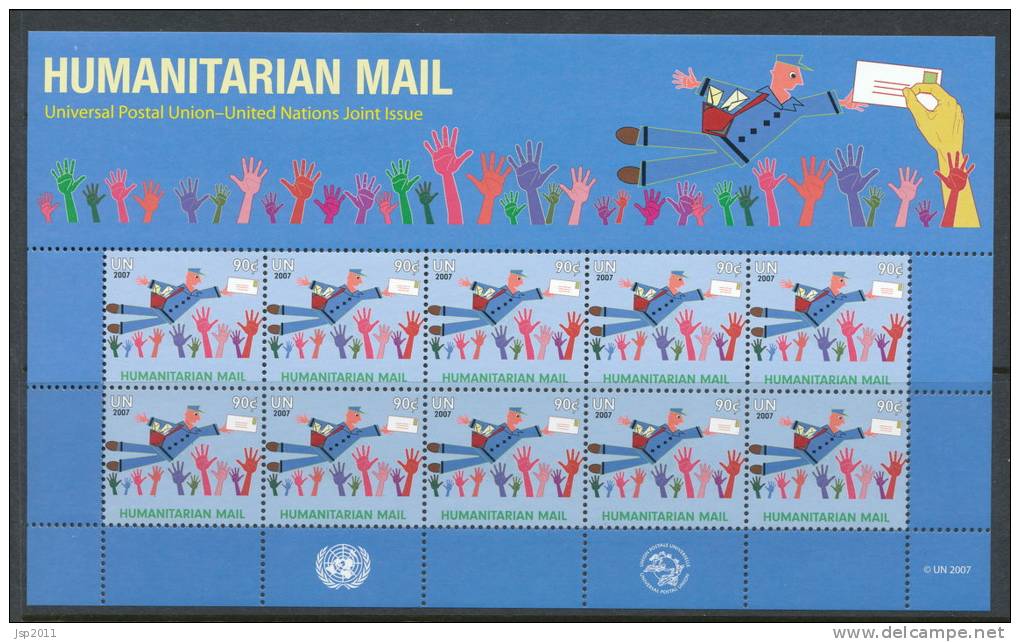 UN New York 2007 Michel 1074 Sheetlet,  MNH - Blocs-feuillets