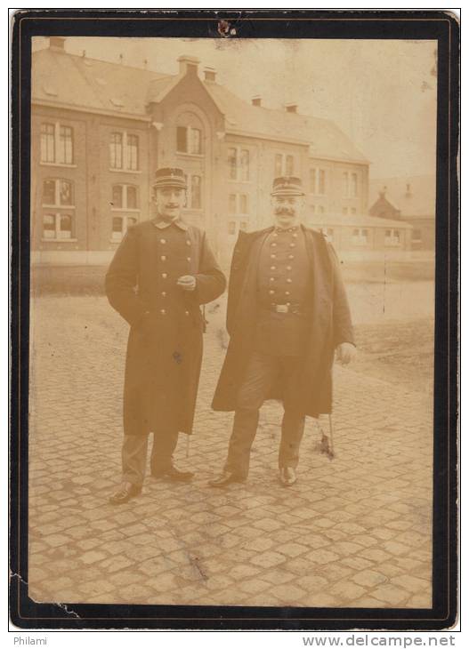 PHOTO CAMP DE BOURG LEOPOLD SUR CARTON FORT 1892, Dim 166x120. (PH2) - Guerre, Militaire