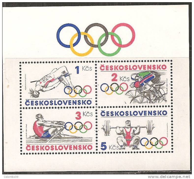 Cecoslovacchia 1984 Bloc Nuovo**  -  Yv. 64 - Blocks & Sheetlets