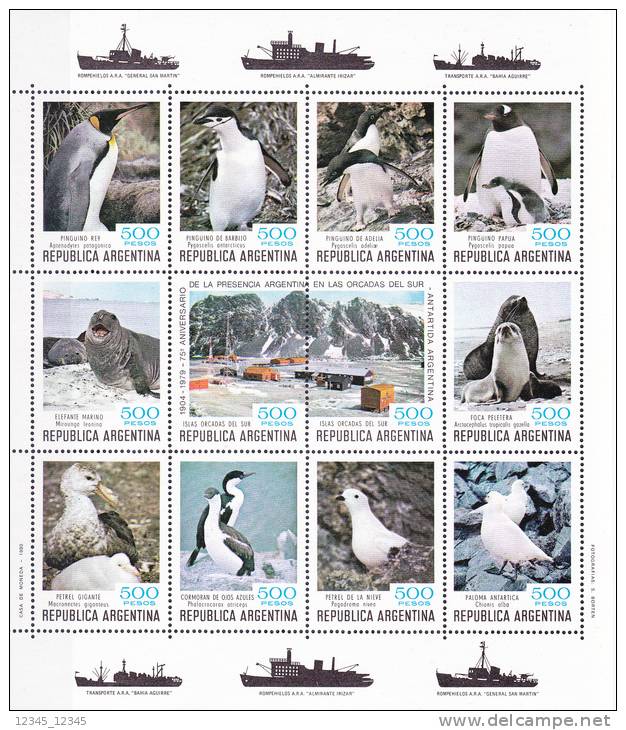 Argentinië 1980 Postfris MNH Penguins - Ongebruikt