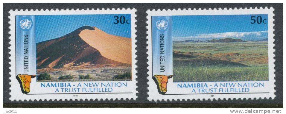 UN New York 1991 Michel 612-613, MNH** - Neufs