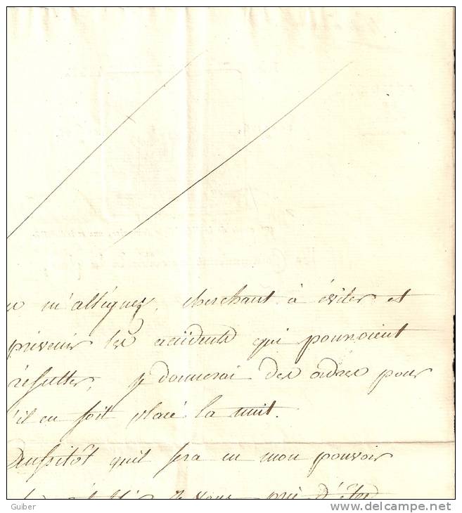 Lettre Manuscrite Avec Superbe Vignette Emblematique Armée Du Nord 24 Nov. 1796 Autographe Mazingrand - Historische Dokumente