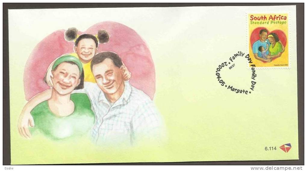 South Africa FDC 6.114 2000 Family Day - Covers & Documents