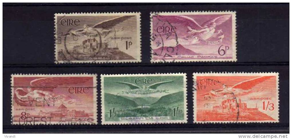 Ireland - 1948/54 - Airmails (Part Set) - Used - Posta Aerea