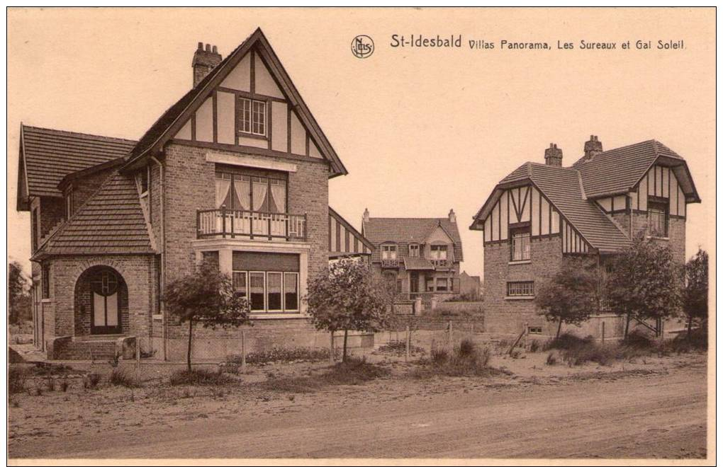 Belgique, Saint Idesbald, Villas Panorama, Les Sureaux Et Gai Soleil - Autres & Non Classés